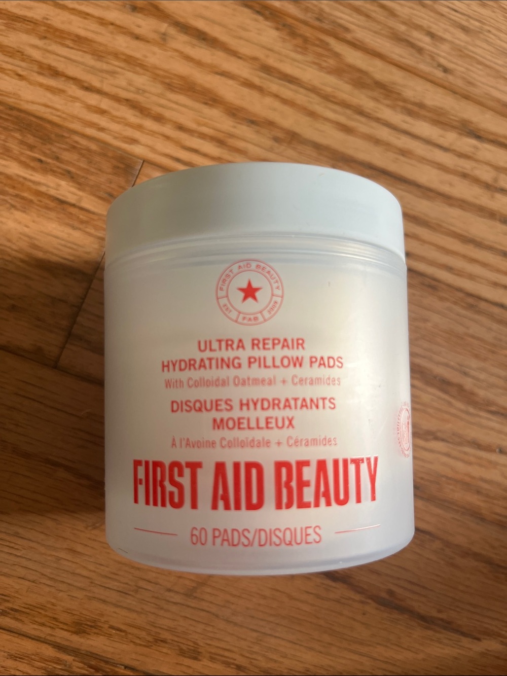 New and unopened First Aid Beauty Ultra Repair Hydrating Pillow Pads